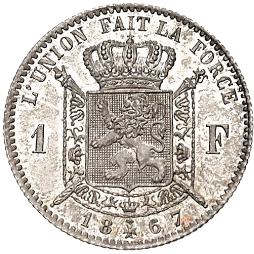 Pièce De 5 Francs Argent Léopold II - Bureau Monnaie