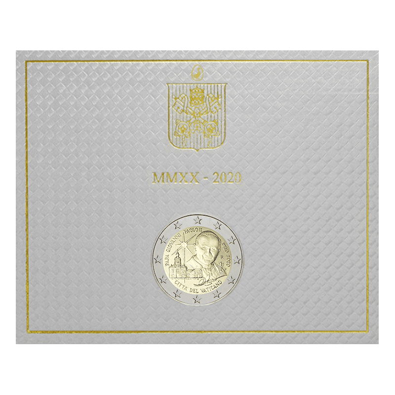 2 euros Pape Jean Paul II - Vatican - 2020